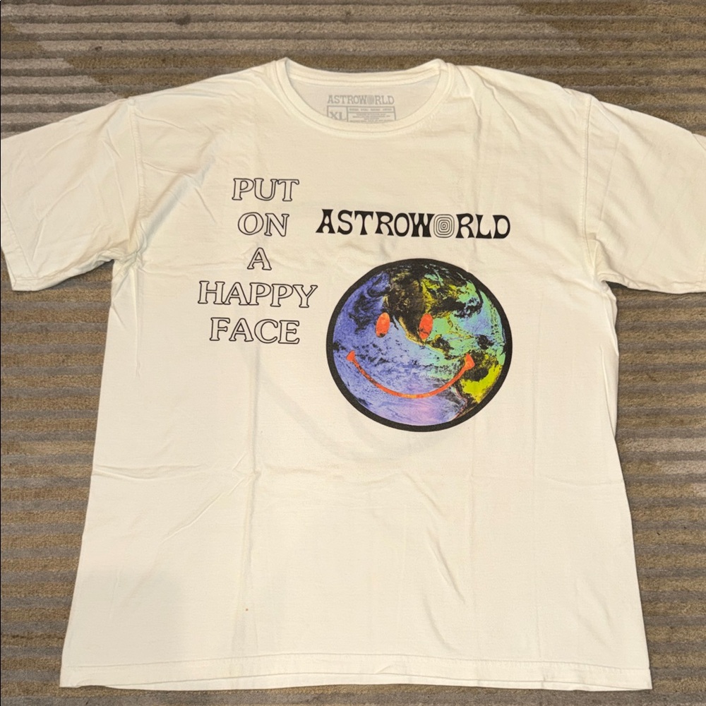 Astroworld Happy Face Graphic T-Shirt